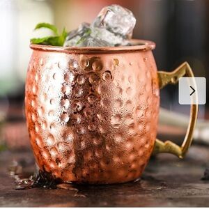 ‘Hammered Finish’ Moscow Mule Mug - 2 Pack
